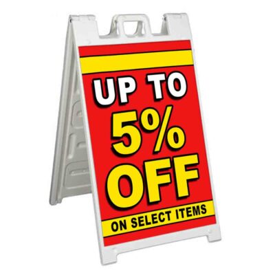 UP TO 5% OFF ON SELECT ITEMS Signicade 24x36 Aframe Sidewalk Sign Banner Decal
