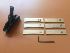 Fret Press Caul With 6 Inserts, Self – Leveling