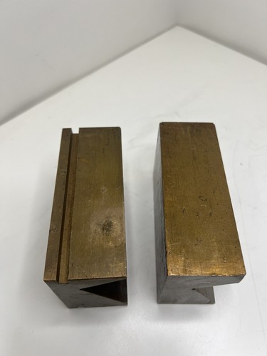 Magnetic Transfer 30deg Angle Block 2-pc Set Machinist Brass Steel Pins - Picture 5 of 18