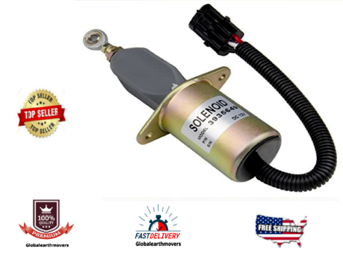 SA-4348-12 3930235 Fuel Shutdown Solenoid For Cummins 4BT,6BT,6CT,NT855 ...
