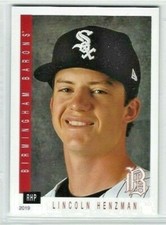 2019 Birmingham Barons (Double A-Chicago White Sox) Lincoln Henzman