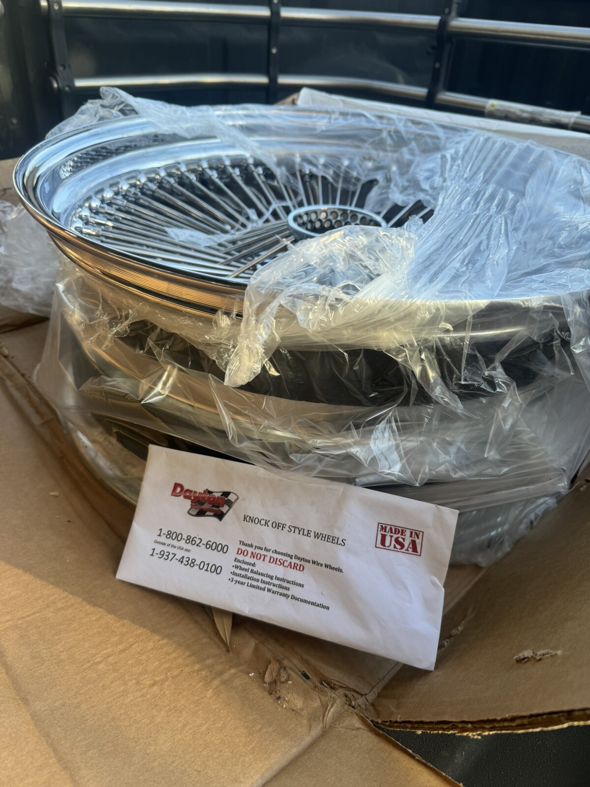 dayton wire wheels 22”.  144 Spoke