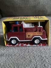 Tootsie Toy Vintage 1978 Fire Truck Model 3152 Diecast Metal Red Ladder
