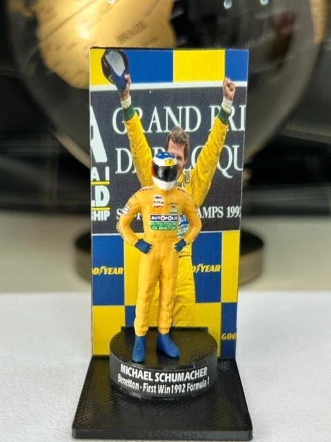 Figura 1/43 Michael Schumacher Benetton First Win 1992 + Podium Formula 1 - Imagen 3 de 4