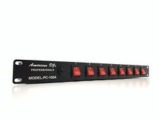 Adj American Dj Pc-100A 8-Switch On/Off Lighting A/C Power Center 120V/60Hz Rack