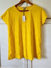 Lisa Todd-Now or Never-Luxury Pima Cotton  Mango Tee.Size  M.