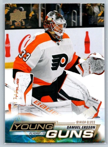 2022-23 Upper Deck Extended Series Young Guns High Gloss Samuel Ersson /10