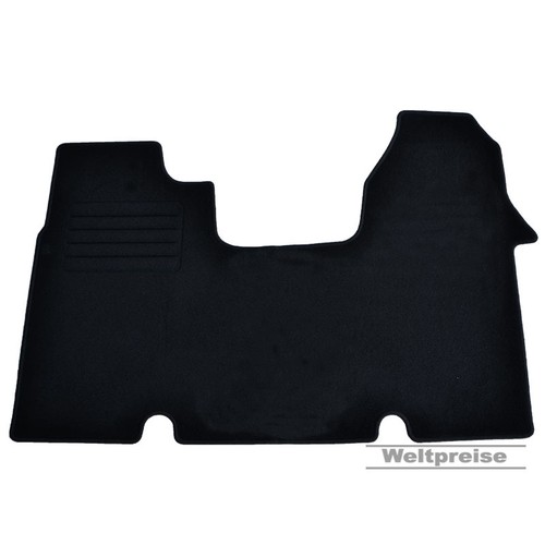 Velour floor mats for Opel Vivaro combi station wagon with 2 seats front from year 2001 2015