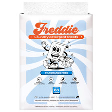 Freddie Laundry Detergent Sheets - Fragrance Free - 60 Loads (30 Sheets)