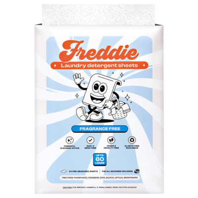 #ad #ad Freddie Laundry Detergent Sheets Fragrance Free 60 Loads 30 Sheets $19.99