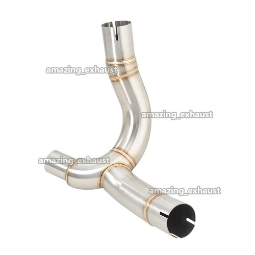 Tubo de sistema de escape Slip On para Ducati Monster 937 950 2021-2025 tubo de enlace medio - Imagen 4 de 9