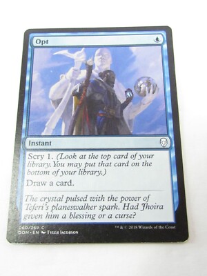 2018 MTG Opt Dominaria (DOM) Common Magic the Gathering Card #060/269 | eBay 2018 MTG Opt Dominaria (DOM) Common Magic the Gathering Card #060/269 | eBay