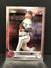 Josh Winder 2022 Topps Chrome Update Rookie RC #USC137 - Minnesota Twins