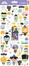 Crafts Doodlebug Icon Stickers Sweet & Spooky Halloween Haunted House Kids Candy