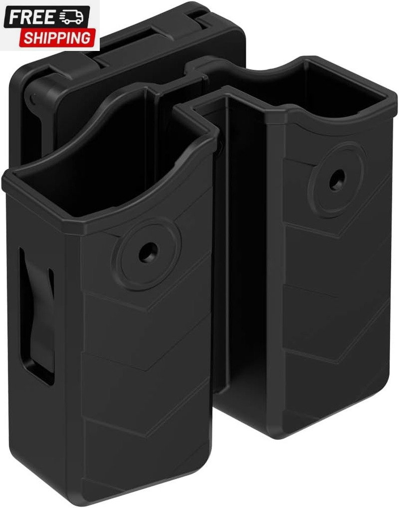 Universal Double Magazine Pouch, 9Mm .40 Double Stack Mag. Holder Dual Stack Mag-image