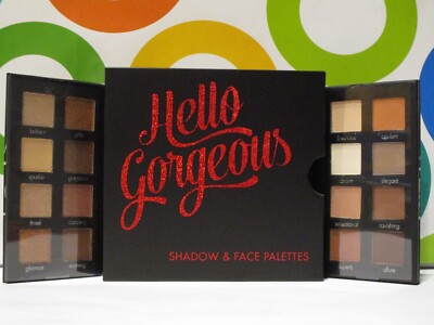 YBF ~ HELLO GORGEOUS SHADOW & FACE PALETTE ~ FULL SIZE