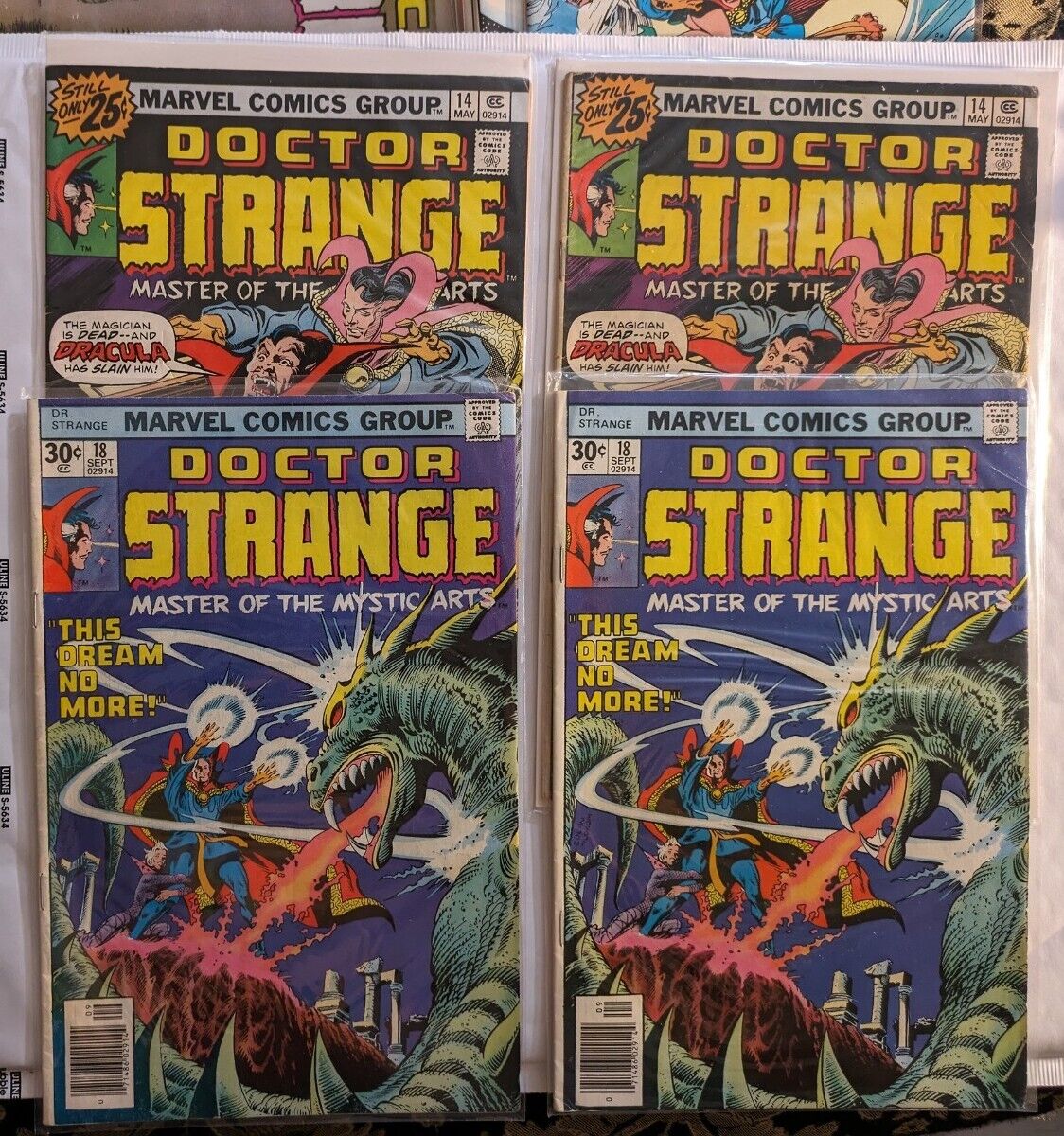 Doctor Stange Lot Of 4 Comic Books