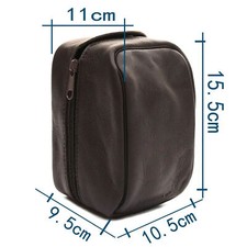 Rolleiflex Rolleicord Genuine Leather Bag Black Coffee Protective Bag Soft New