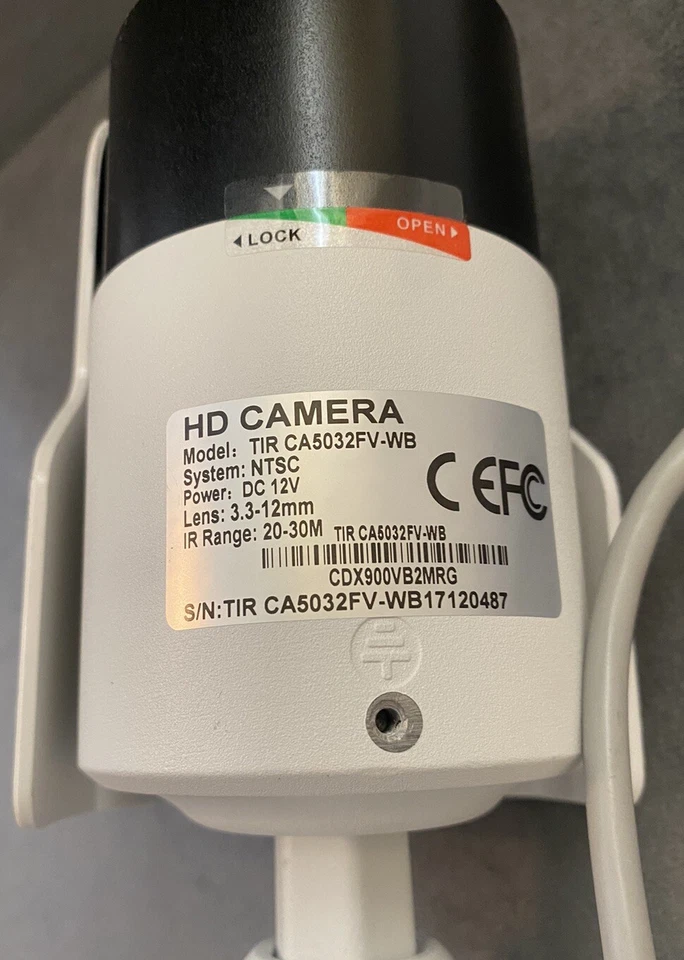 EyeMax 5 Мп TVI/AHD ИК-пулевая камера с кариофокусным объективом, 36ИК IP66 DC 12V - Изображение 3 из 4