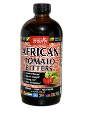 African Tomato Bitters By Livingston Natural Herbal Labs, Plant-Based 16oz.