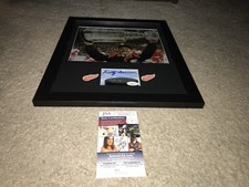 SCOTTY BOWMAN SIGNED FRAMED DETROIT RED WINGS 2.5X3.5 CUT 8X10 11X14 JSA COA