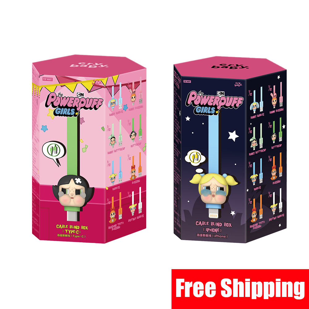 Pop Mart CRYBABY × Powerpuff Girls Series Charging Cable Pop Mart CRYBABY × Powerpuff Girls Series Charging Cable
