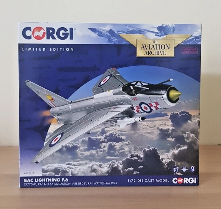 Corgi 1/72 AA32315 English Electric Lightning F.Mk 6 RAF No.56 Sqn Firebirds - Image 2 of 4