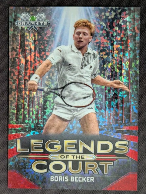 1/1 Boris Becker RED CRYSTALLINE REFRACTOR SSP #ed 1/1! 2024 Topps Graphite!