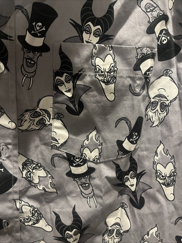 Disney Parks Men’s Button Down VILLAINS Collared Shirt Hawaiian Style NWT M - Picture 5 of 8