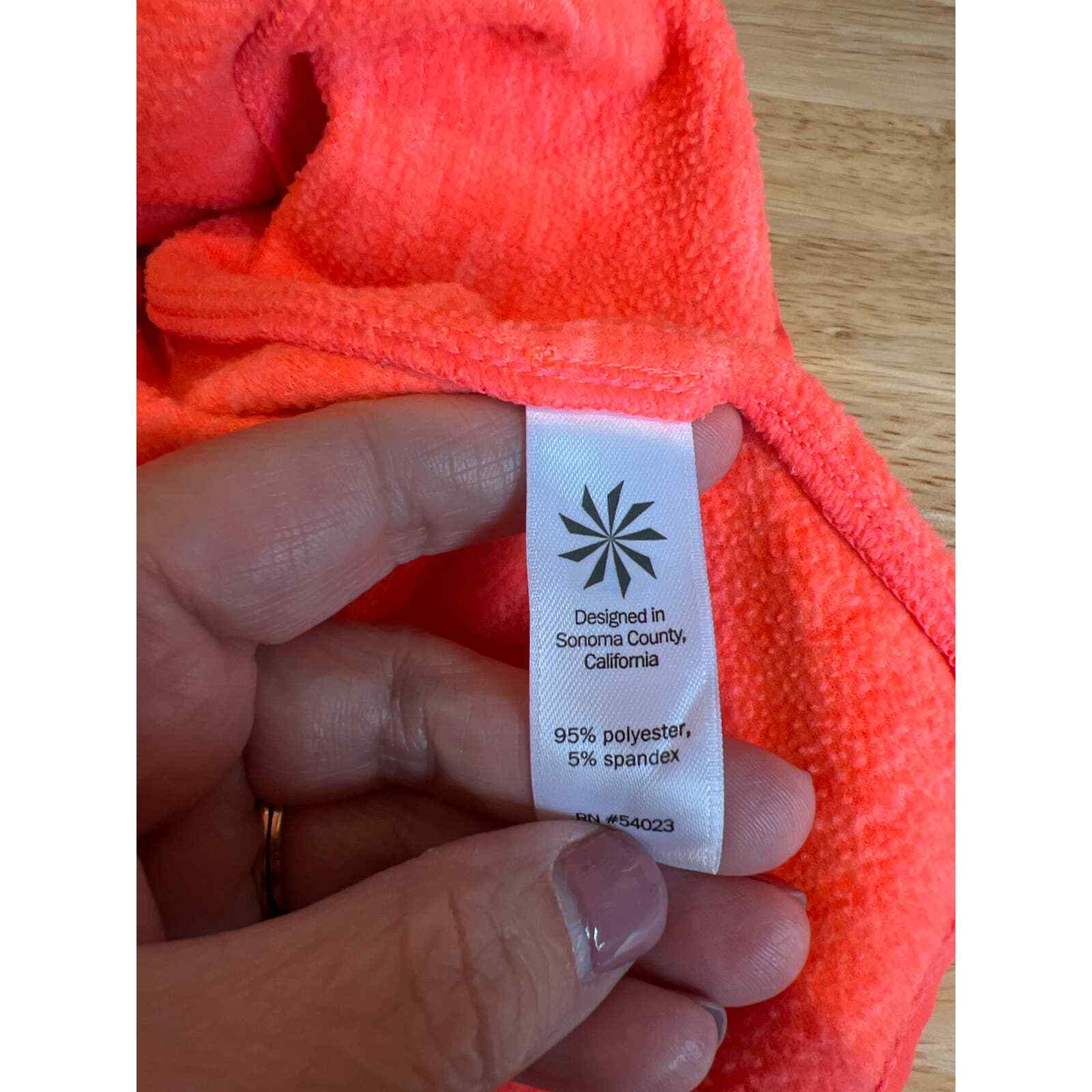 Athleta Tranquility Pullover Hoodie Ember Coral O… - image 11