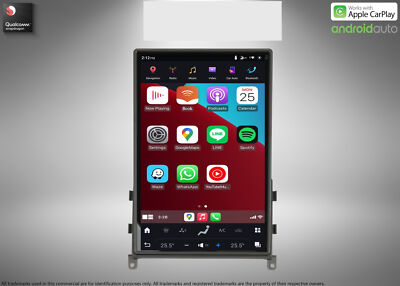 2009-2015 Nissan GTR 14.4'' Navigation System Apple CarPlay, Android Auto