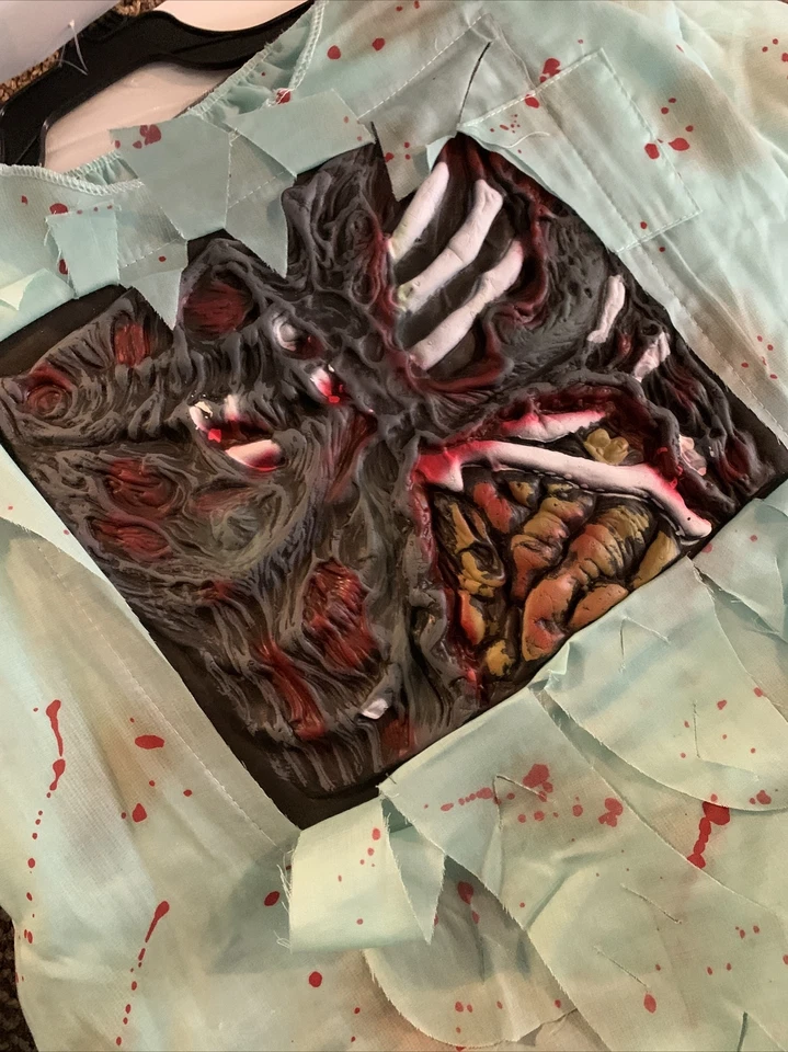 Fantasia de médico zumbi criança grande-NOVO EM FOLHA-ENVIO NO MESMO DIA ÚTIL  - Imagem 4 de 4