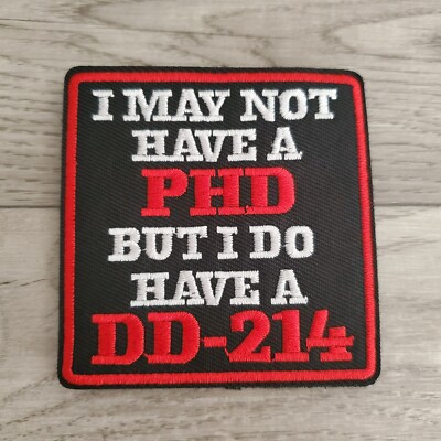 DD-214 Fun Sarcastic Tactical Morale Patch Hook and Loop | eBay