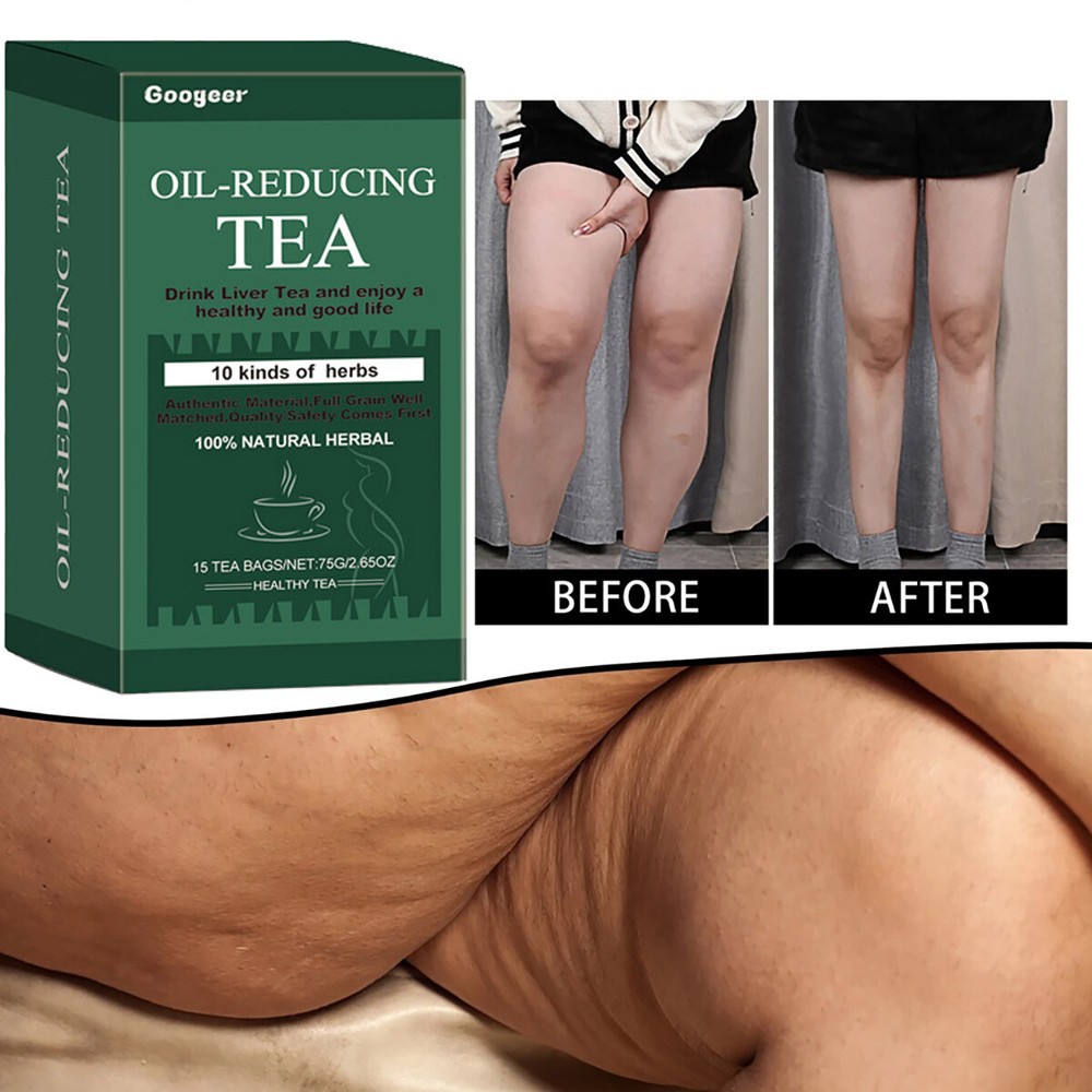 Oil-Reducing Tea-10 Herbal with Excellent Formula, Oil Cleansing Tea for Liver