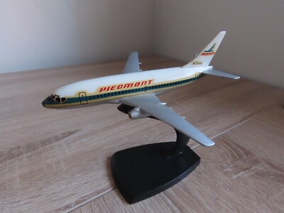 Vintage Air Jet Advance Flugzeug Schreibtisch Modell Boeing 737-200 Piemont Pacemaker N734N