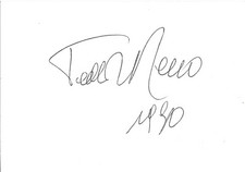 Teddy Reno Autogramm signed 10x15 cm Karteikarte