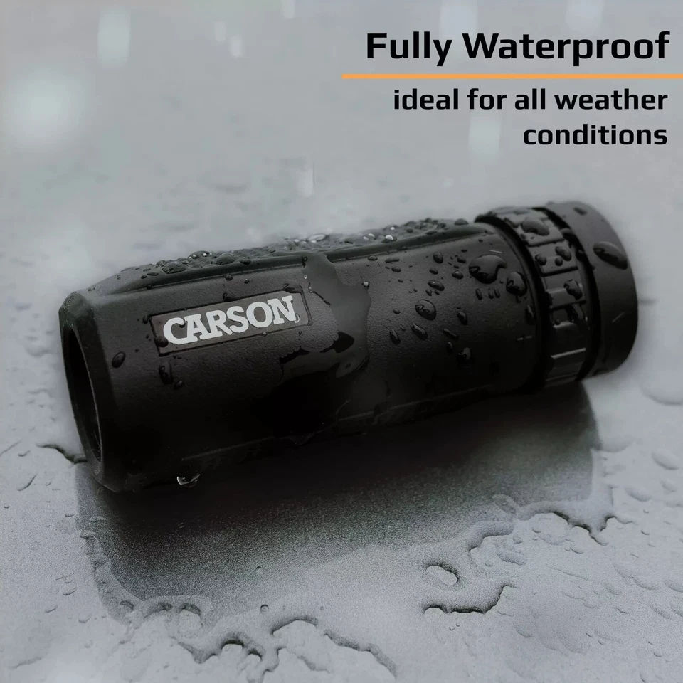 Carson Waterproof Monocular BlackWave™ 10x25mm - Image 2 of 4