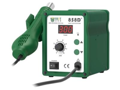 BST-858D+ Heißluft Lötstation digital,mit Tasten 650W 100-480°C V: ESD BEST