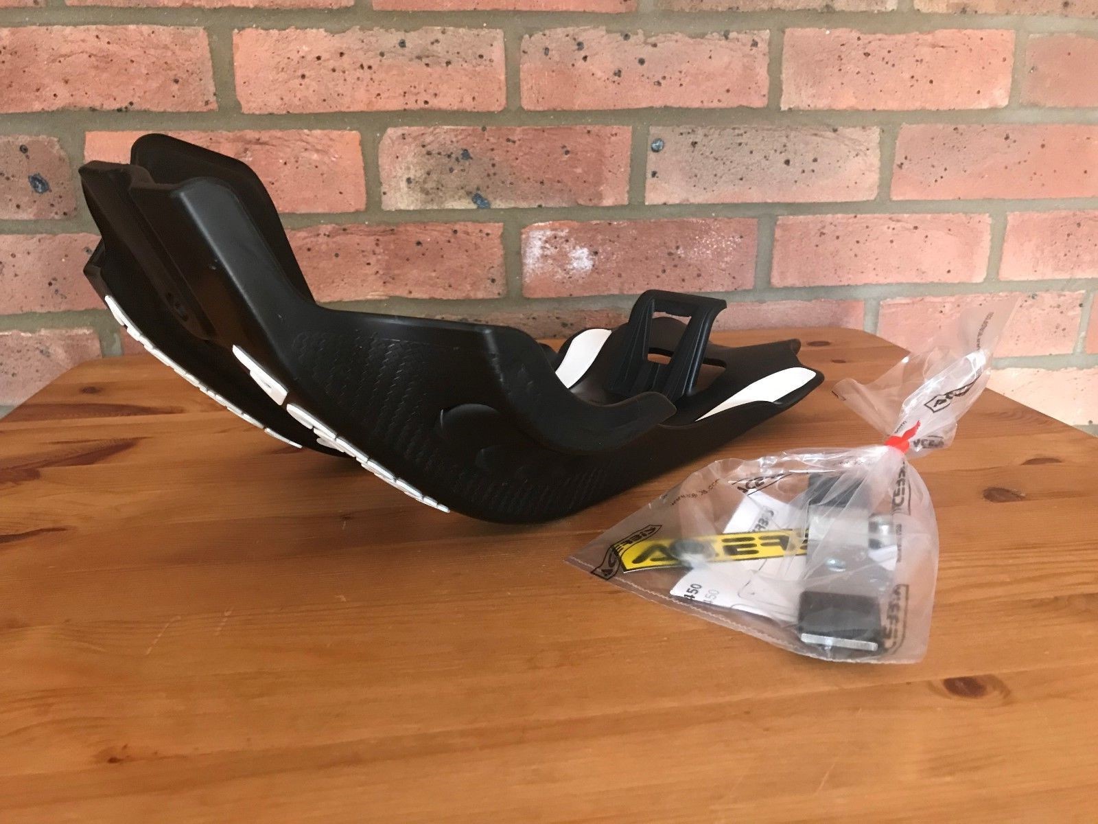 ACERBIS SKID GLIDE PLATE SUMP GUARD FITS KTM SXF 450 2019-2022 BLACK/WHITE