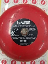 SYSTEM SENSOR SSV120-6 6" FIRE ALARM BELL 