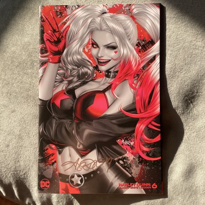 Harley Quinn: Black White Redder #6 Cvr C - Signed Ariel Diaz Variant - NM 2023