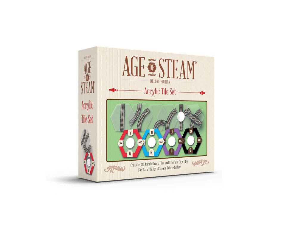 Настольная игра Age of Steam Deluxe: Набор акриловых плиток