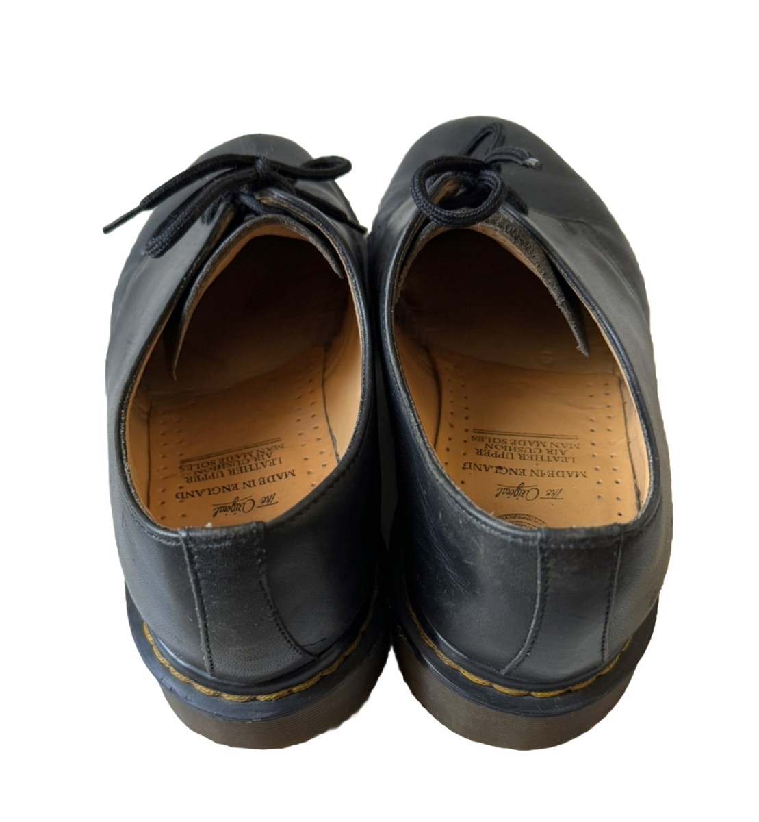 Dr. Martens Vintage 90s 3 Eye Black Oxford Made In England Shoes
