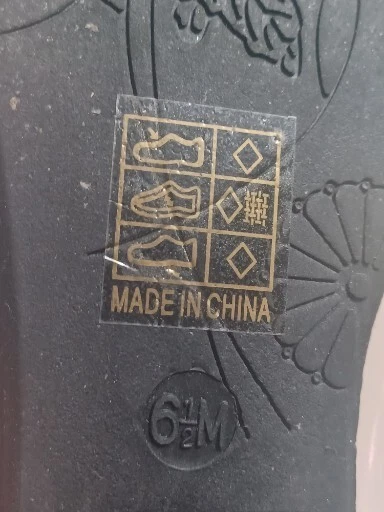 Zapatos Pierre Dumas Talla 6 1/2M Beige Estampado Cuero Plano Foto 4 de 4