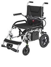 Electric Dual Motor Lightweight Adult Fold-able Wheelchair w/Control Joystick