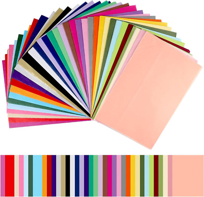 360 Blatt Transparentpapier Bunt, 36 Farben A4 Dünnes Seidenpapier Tissue Paper 
