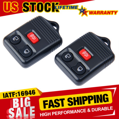 2X Keyless Entry Car Remote Control Key Fob Transmitter Alarm For Ford F150 F250