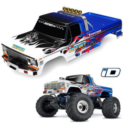 Traxxas Body, Bigfoot No. 1, Blue-x, Officially Licensed Replica