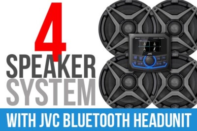 SSV Works 4 Speaker Plug and Play Kit with JVC Receiver