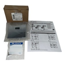 SLOAN EL645A Sensor Installation Kit Chrome Plate Finish Wall Cover Plate New